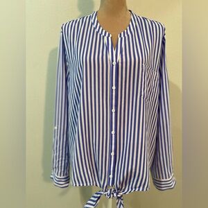 Chicos striped blouse